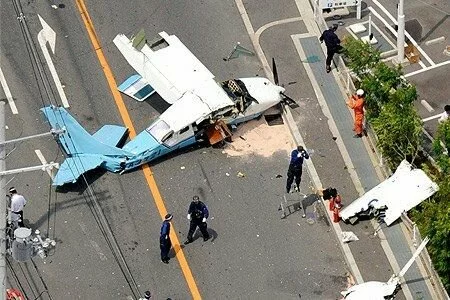Авиакатастрофа в Японии (7 фото)