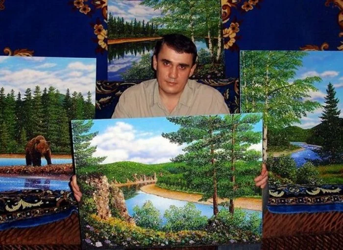 Картины из камней-самоцветов Алексея Мосмана (12 фото)