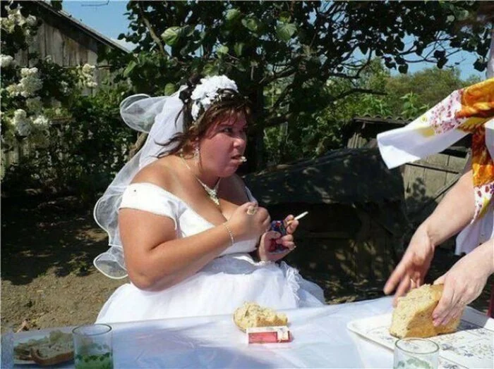 Смешные и забавные свадебные фотографии (22 фото)