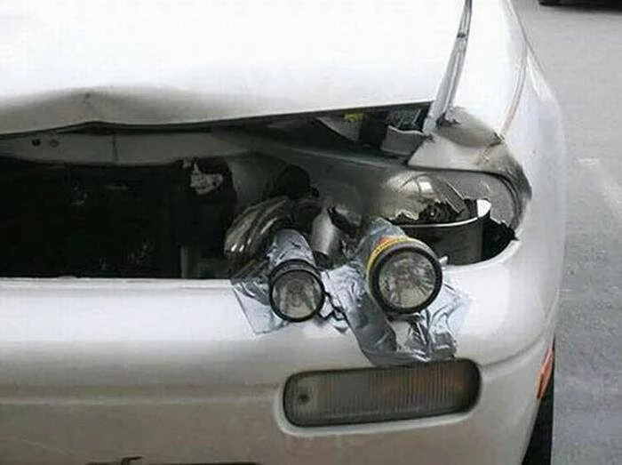 Странный ремонт автомобилей (15 фото)